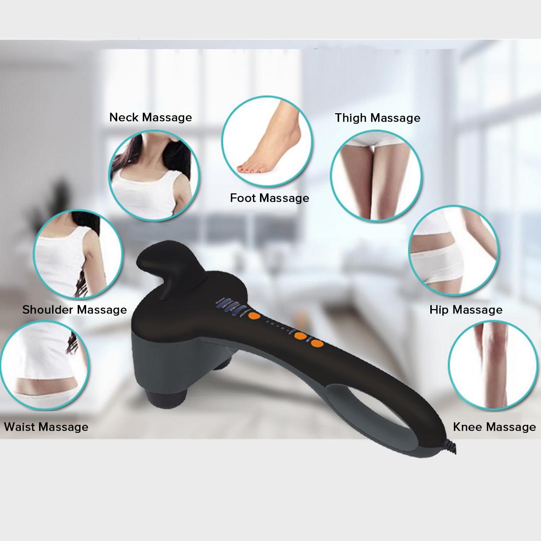 NNEAGS Portable Handheld Massager Soothing Heat Stimulate Blood Flow Foot Shoulder-4