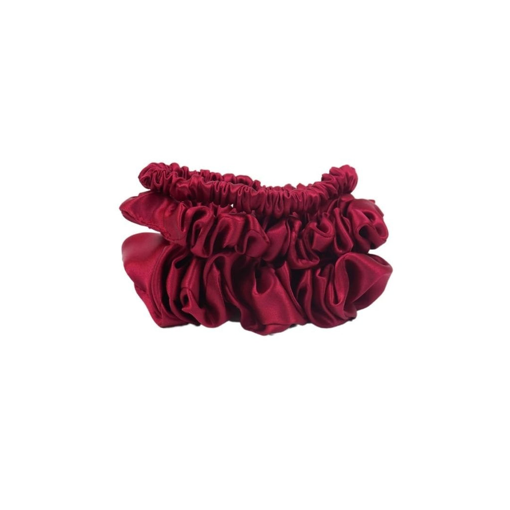 19 Momme Silk Scrunchies Mixed Size Set of 3