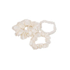 19 Momme Silk Scrunchies Mixed Size Set of 3