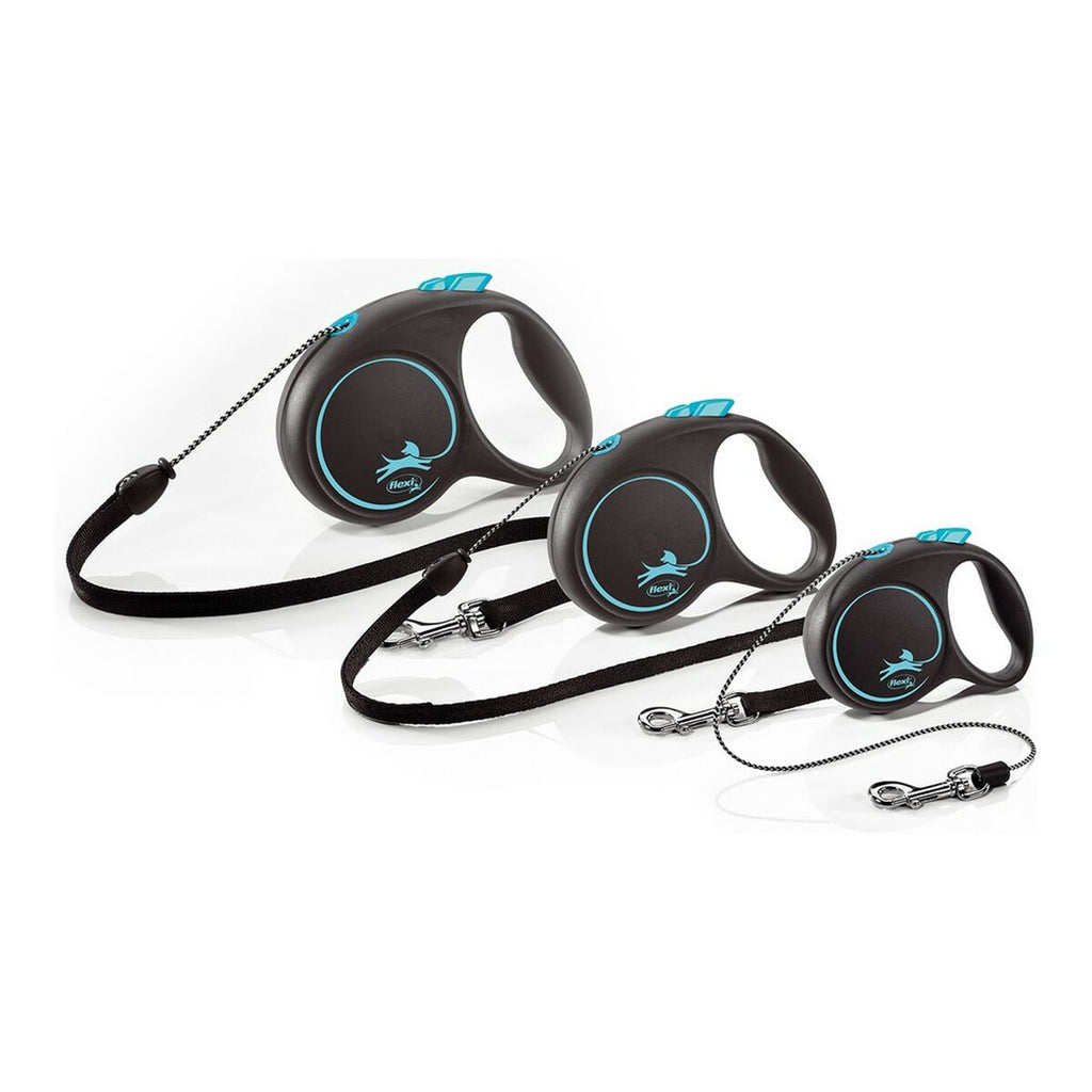 Dog Lead Flexi BLACK DESIGN 5 m Pink Size M-1