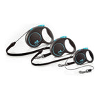 Dog Lead Flexi BLACK DESIGN 5 m Pink Size M-1