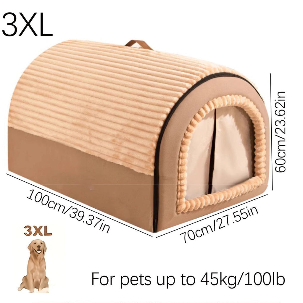 All-Season Pet Bed Kennel for Small to Large Pets-4