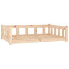 NNEVL Dog Bed 105.5x75.5x28 cm Solid Wood Pine-1