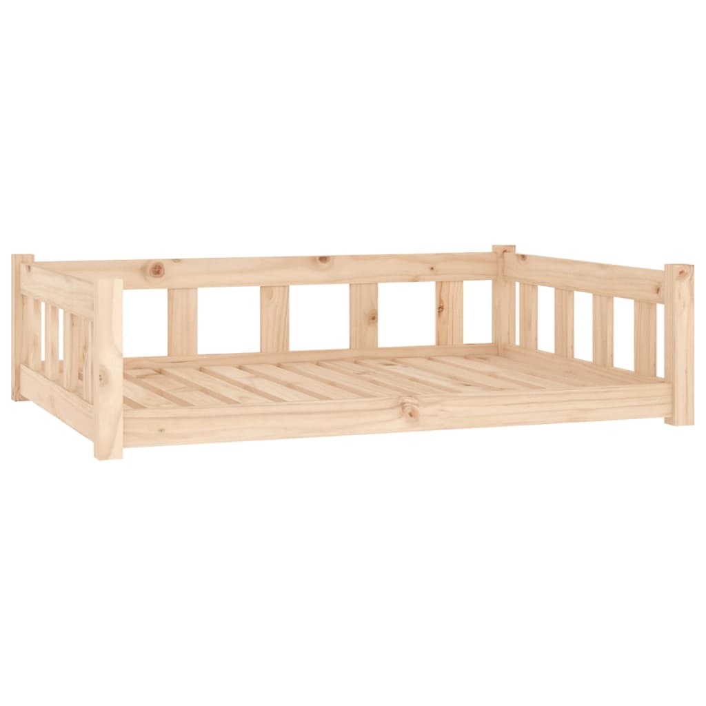 NNEVL Dog Bed 105.5x75.5x28 cm Solid Wood Pine-1