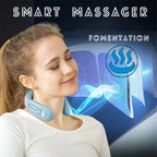 NNETM Intelligent Heated Neck Massager - Gray Blue-2