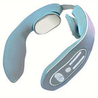 NNETM Intelligent Heated Neck Massager - Gray Blue-0