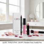 Lip Kit – Pretty In Pink – LKLPIP | Paraben Free, Cruelty Free
