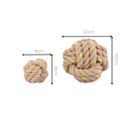 Natural Hemp Rope Ball | Recycled Cotton-3