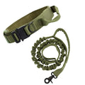 NNEDSZ L Green Hands-Free Dog Leash with Adjustable Waist Belt - Shock Absorbing Bungee Lead-0