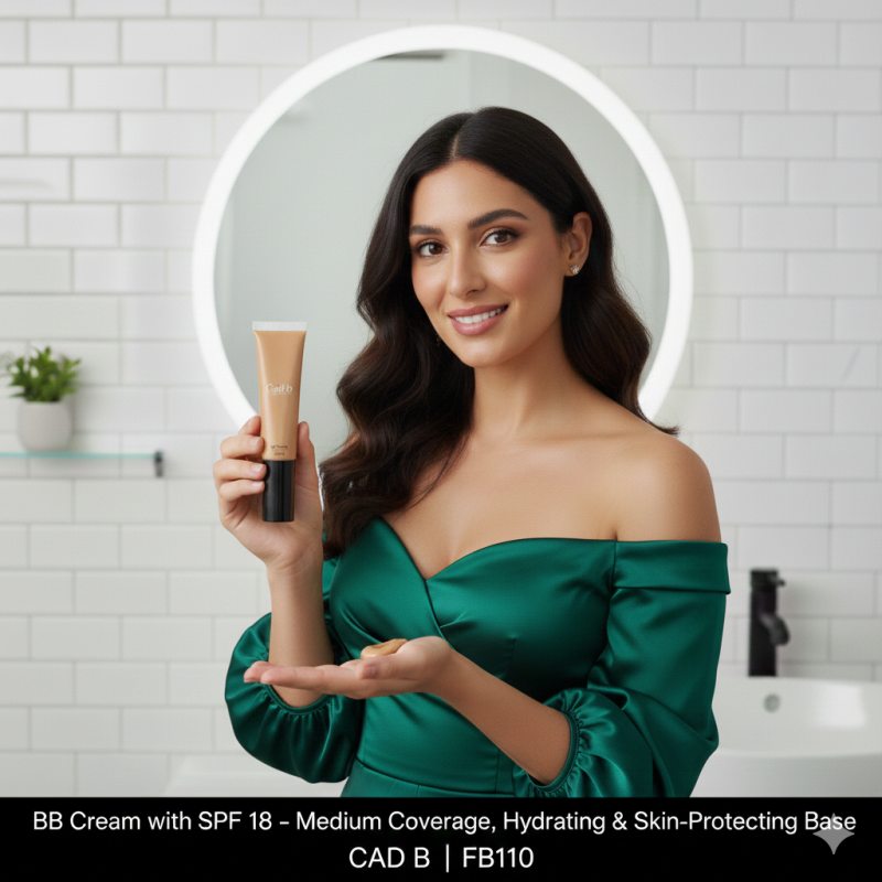 BB Cream with SPF 18 – Medium Coverage, Hydrating & Skin-Protecting Base | CAD B | FB110