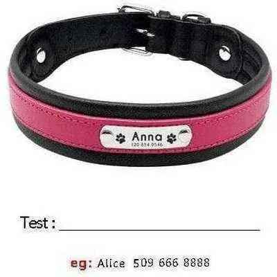 Big Dog's Personalised Leather Dog Collar-2