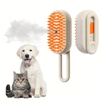 3-in-1 Rechargeable Steam Pet Brush for Cats & Dogs-1