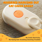 3-in-1 Rechargeable Steam Pet Brush for Cats & Dogs-3