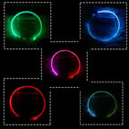 Usb Rechargeable Glow-In-The-Dark Pet Collar With Three Flashing Modes-0