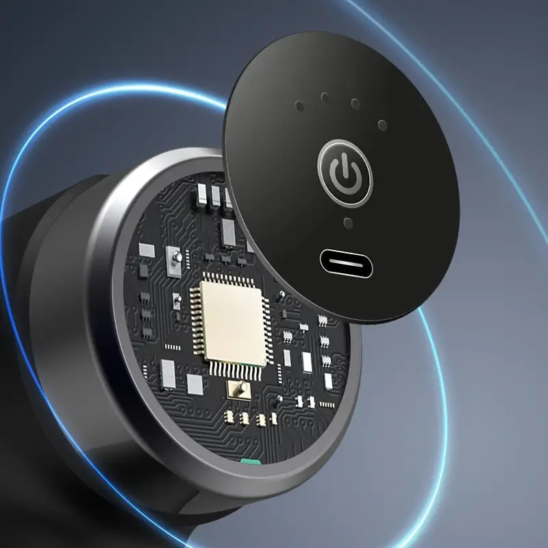 1pc Portable Mini Massage Gun - Deep Tissue Muscle Massager (Black)-1